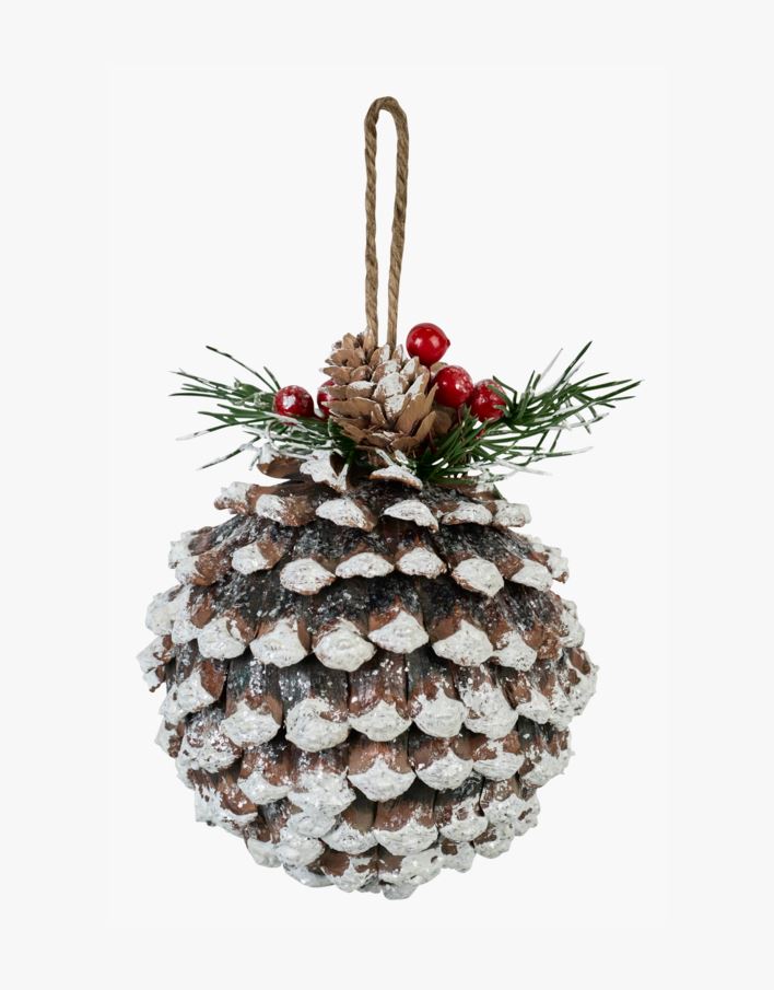 Julgransdekoration multi/brun - 12x12x14 cm multi/brun - 1