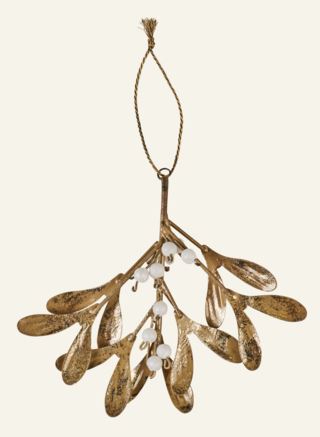 Leaf dekoration guld