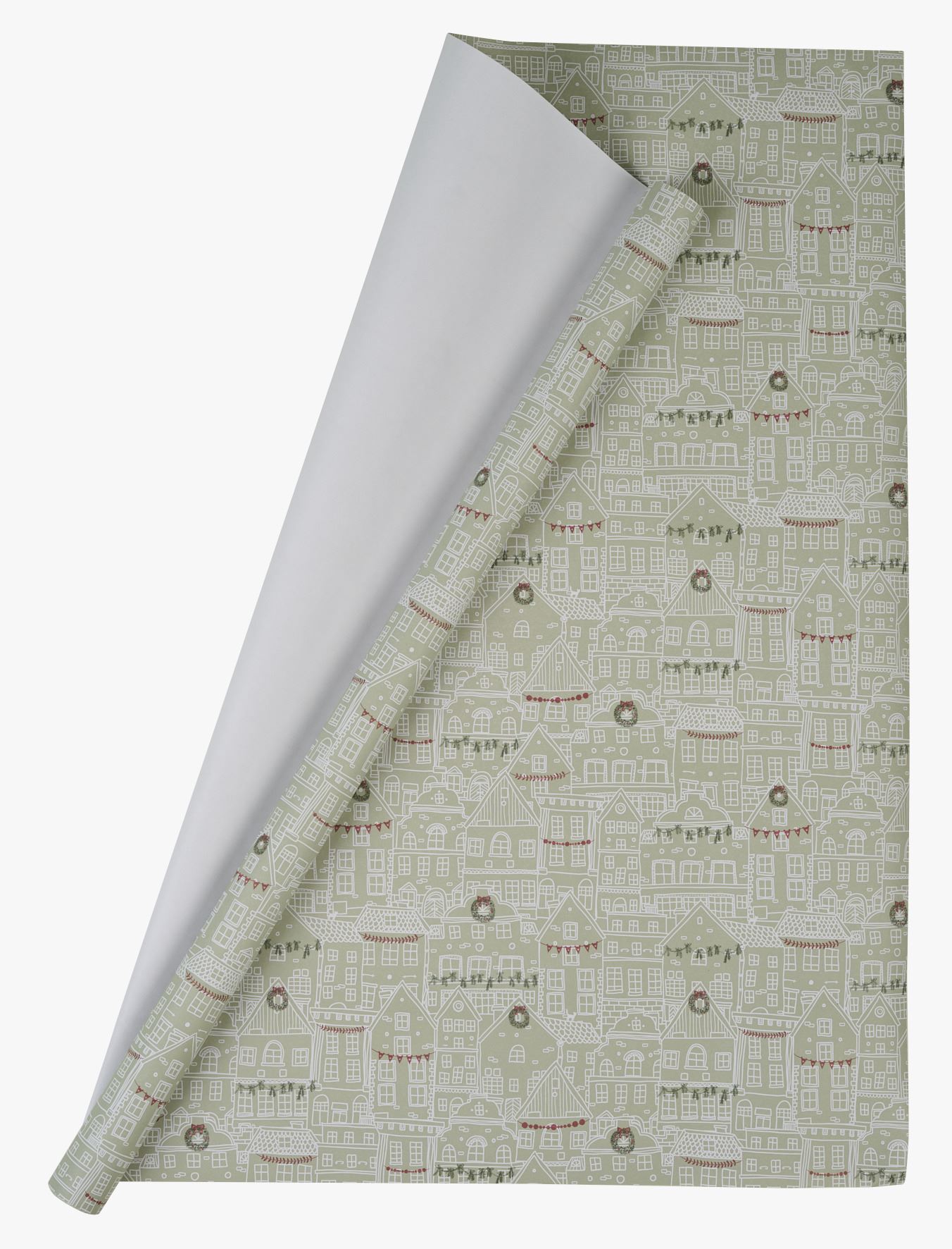 Presentpapper ljusgrön - 70cm x 3m ljusgrön - 1