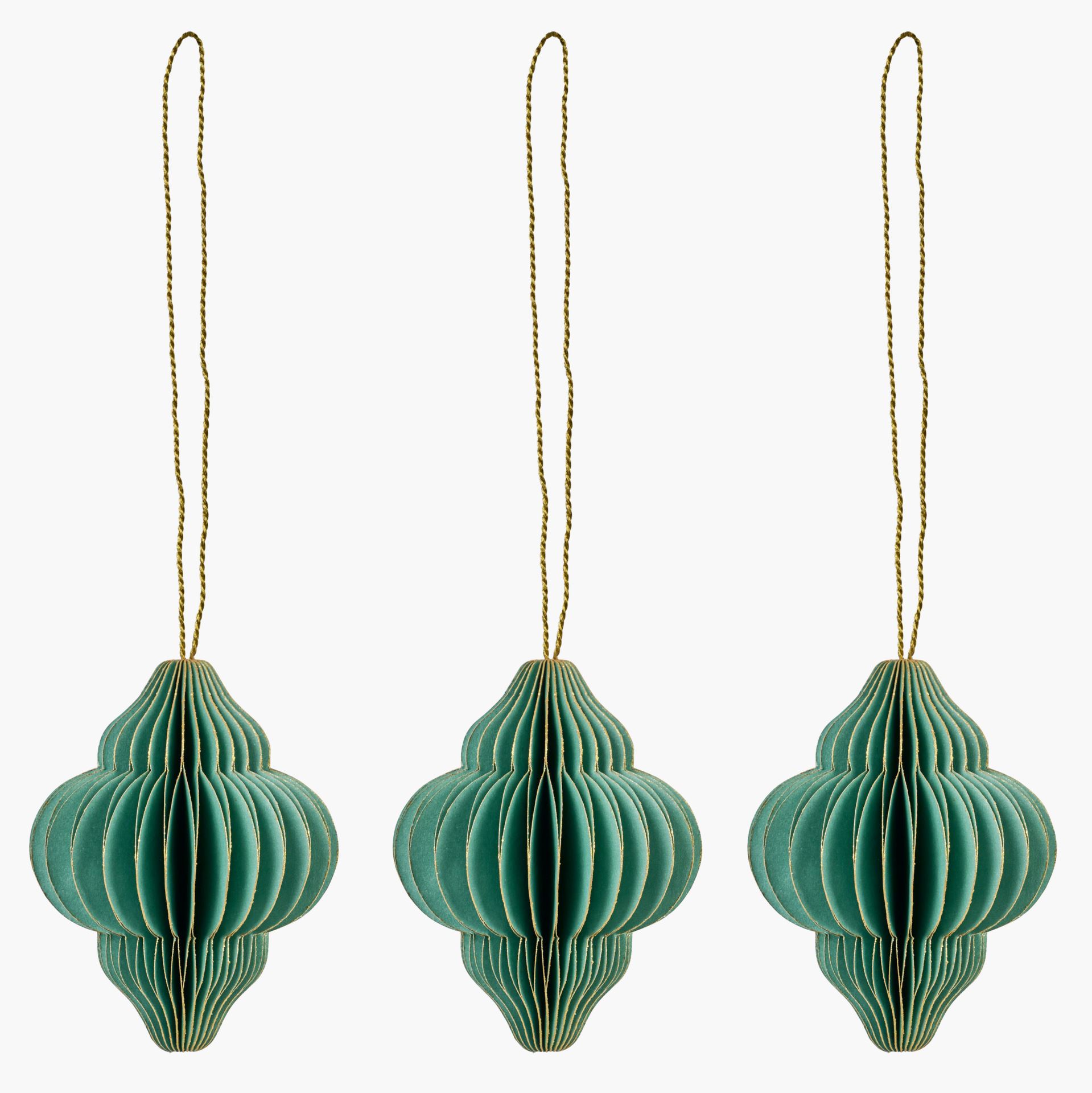 Julgransdekoration ljusgrön - 8 cm ljusgrön - 1