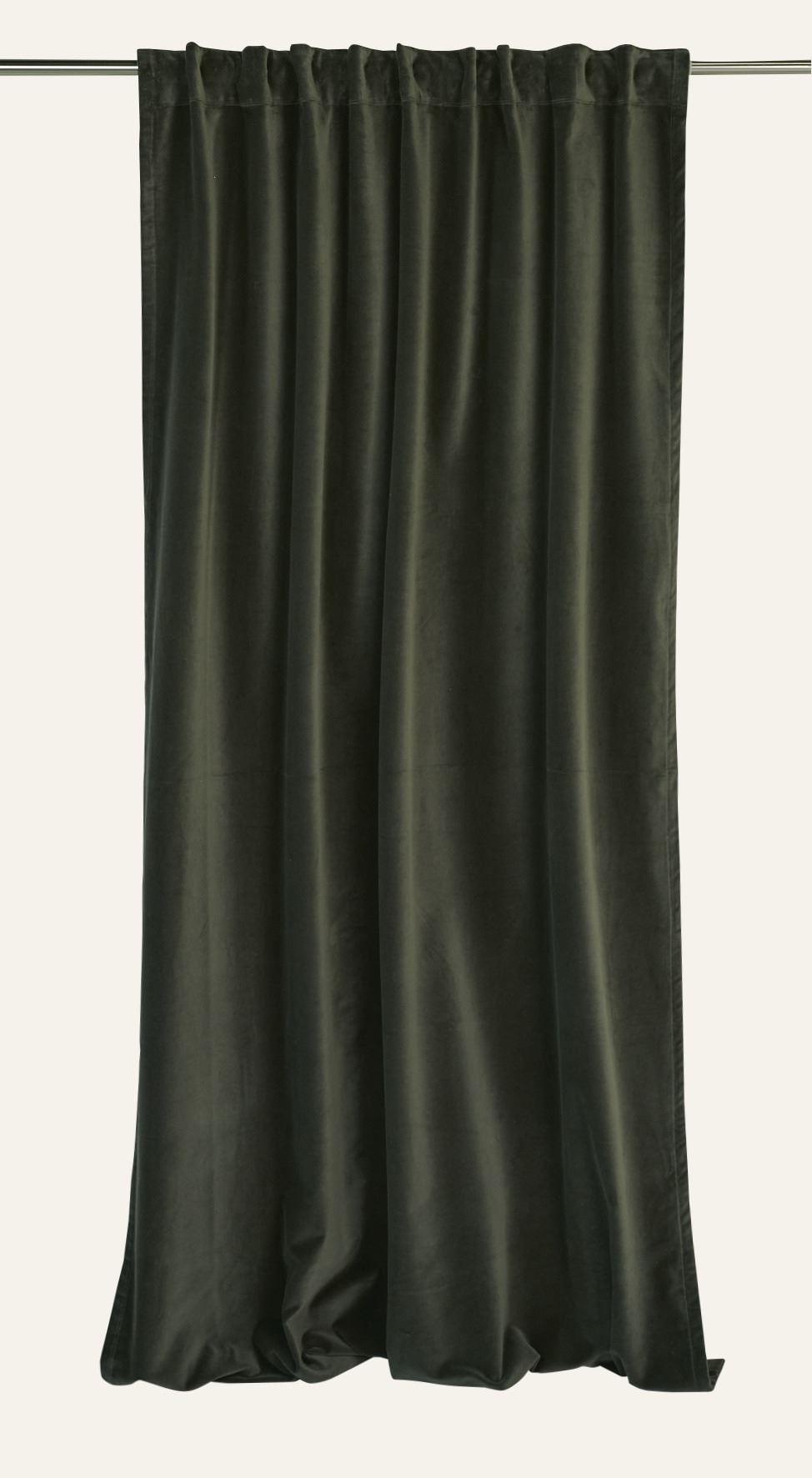 Andrea velour gardin grön - Hemtex