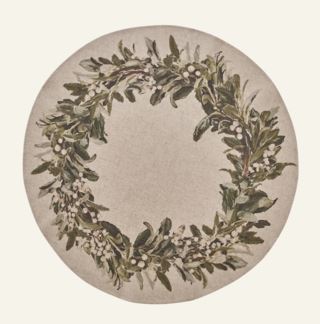 Sue julgransmatta multi/grön