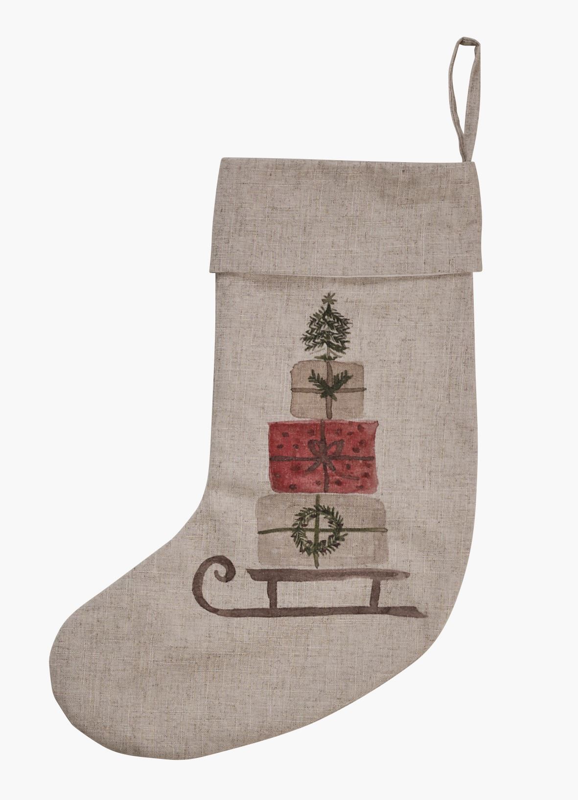 Julstrumpa multi - 35x50 cm multi - 1