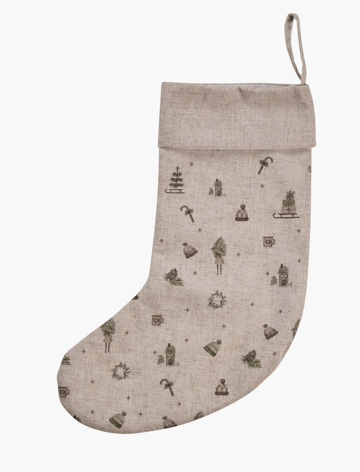 Julstrumpa multi - 35x50 cm multi - 1