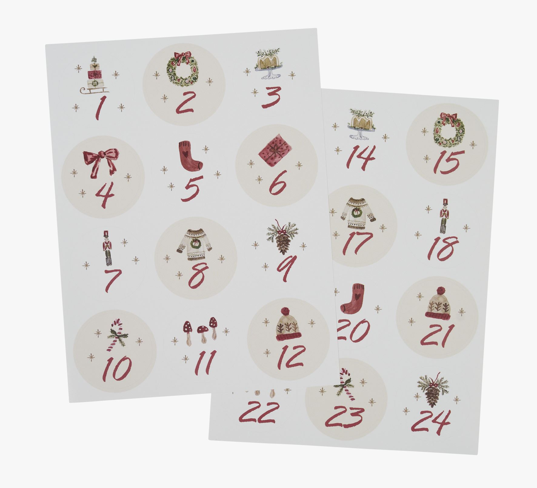 Klistermärken röd - 15x19 cm röd - 1