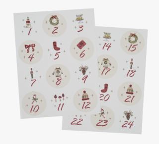 Nostalgia klistermärken röd