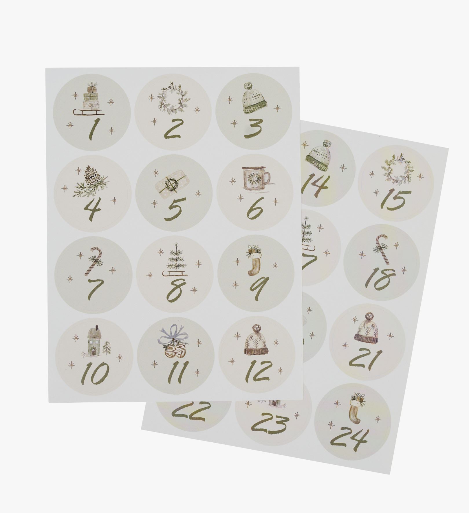 Klistermärken ljusgrön - 15x19 cm ljusgrön - 1