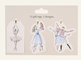 Nutcracker presentetikett 12st multi