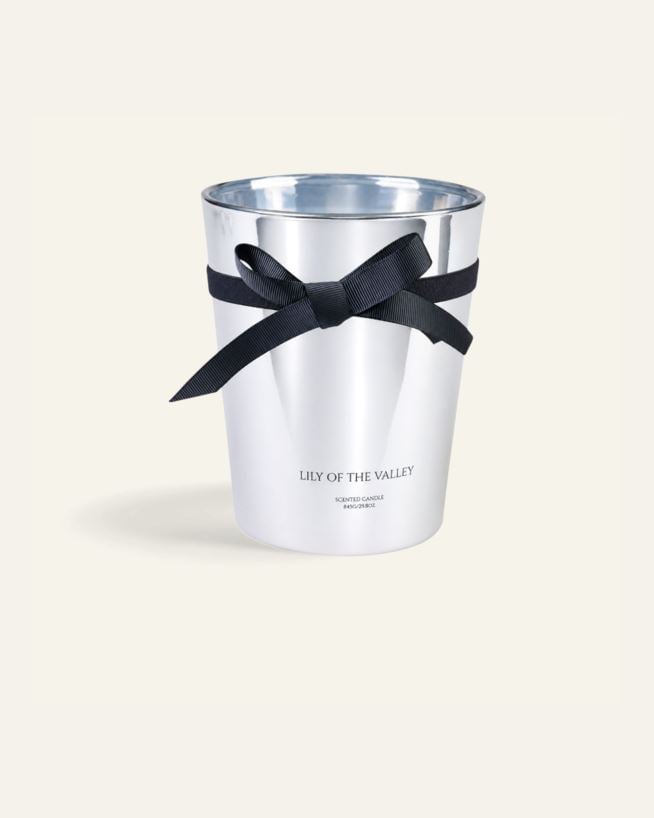 Doftljus silver - 845 g silver - 1