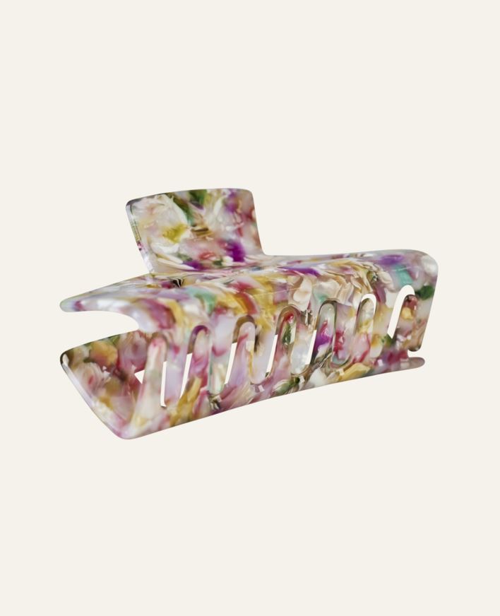 Hårklämma multi/rosa - 5,5x10 cm multi/rosa - 1