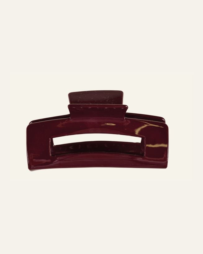 Hårklämma burgundy - 5,5x10 cm burgundy - 1