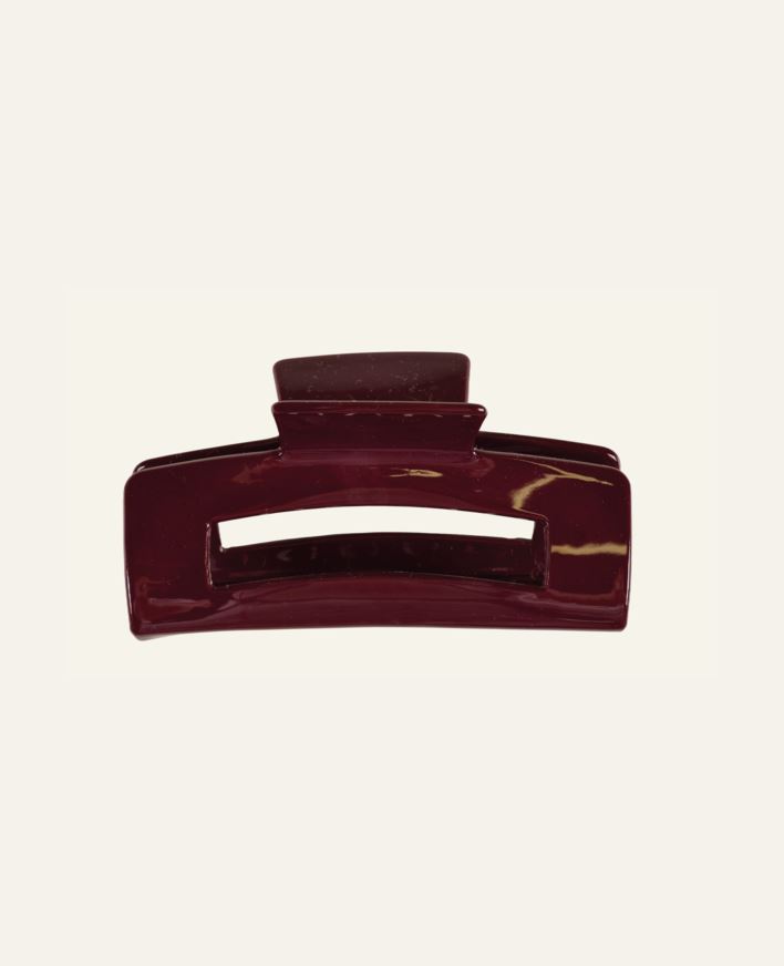 Hårklämma burgundy - 5,5x10 cm burgundy - 1