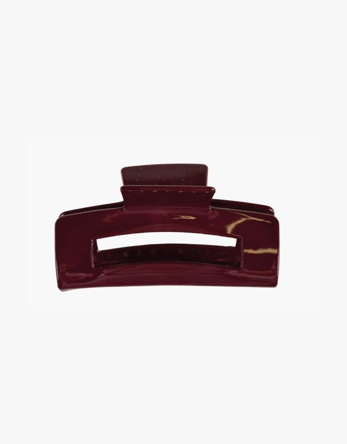 Hårklämma burgundy - 5,5x10 cm burgundy - 1