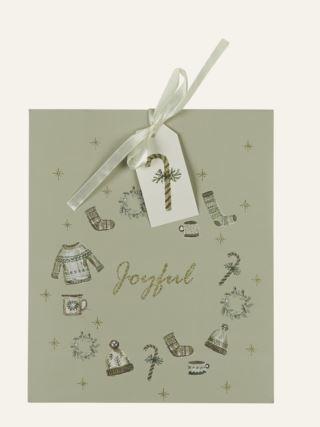 Joyful presentpåse ljusgrön