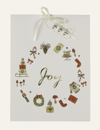 Nostalgia presentpåse vit