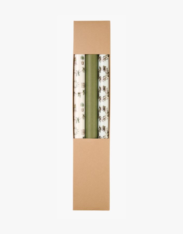 Presentpapper multi/grön - 56cm x 4m multi/grön - 1