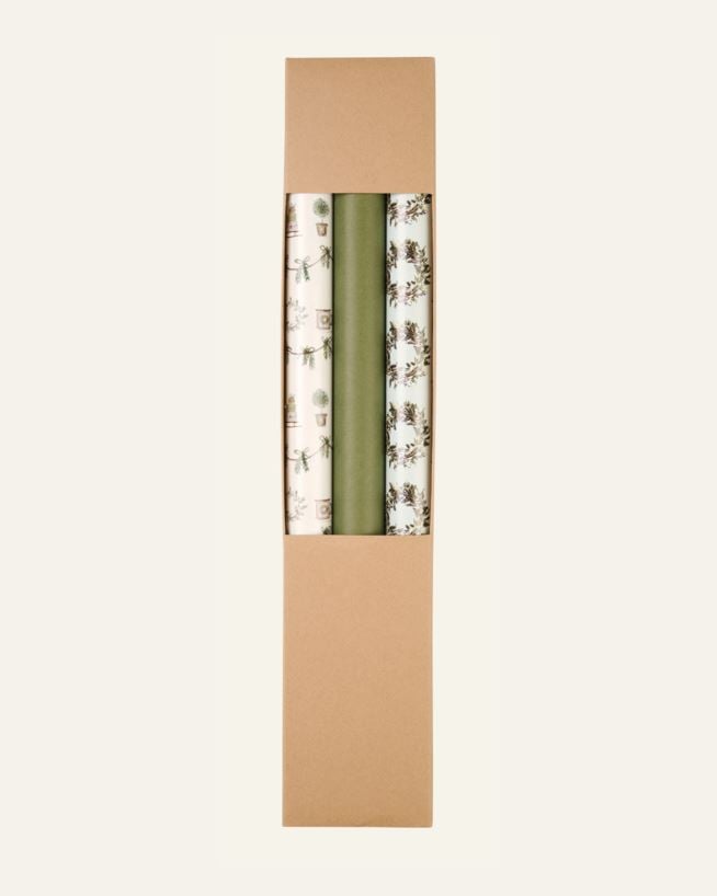 Presentpapper multi/grön - 56cm x 4m multi/grön - 1