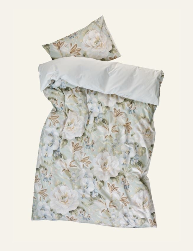 Påslakanset i percale multi/grön - 2