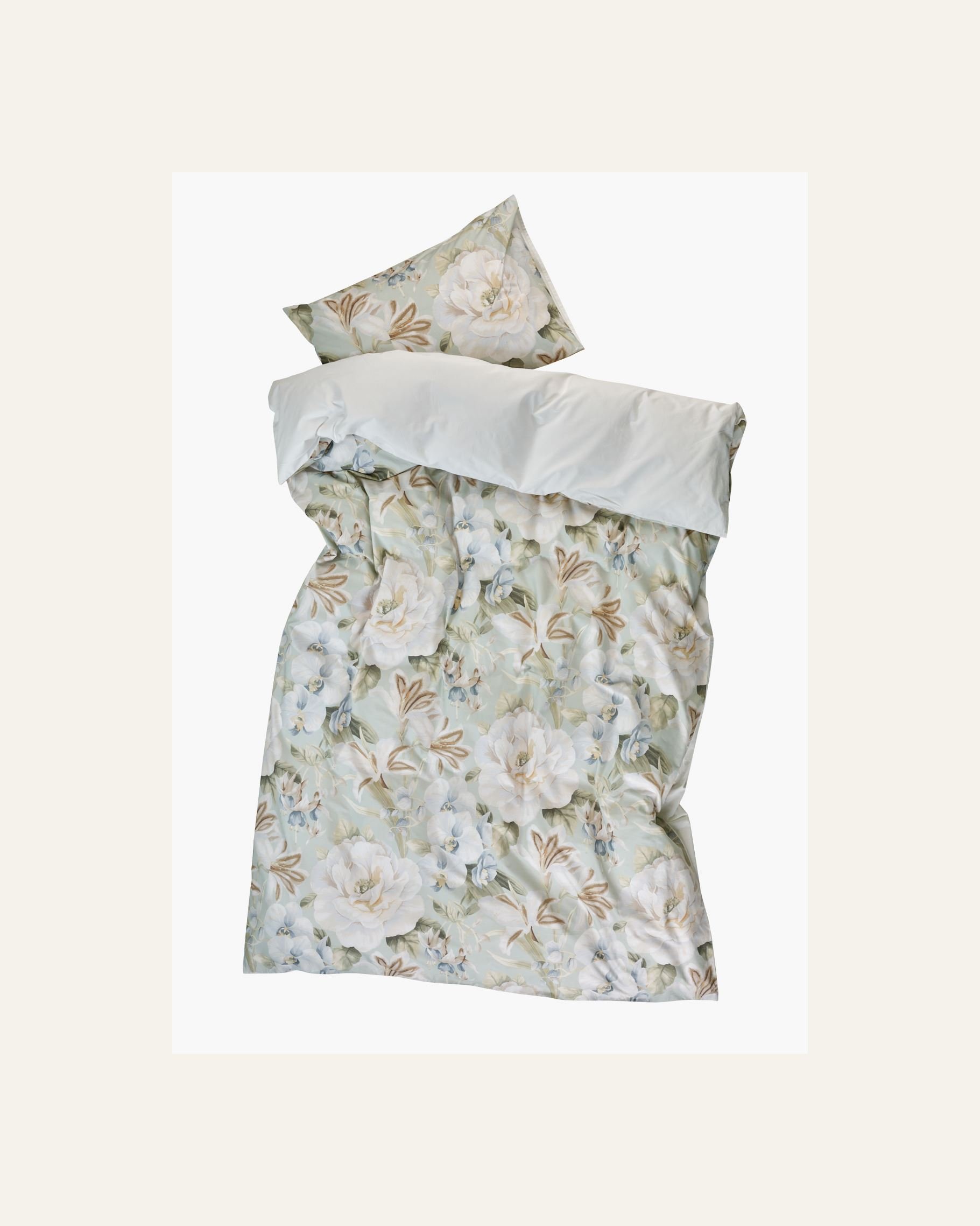 Påslakanset i percale multi/grön - 2