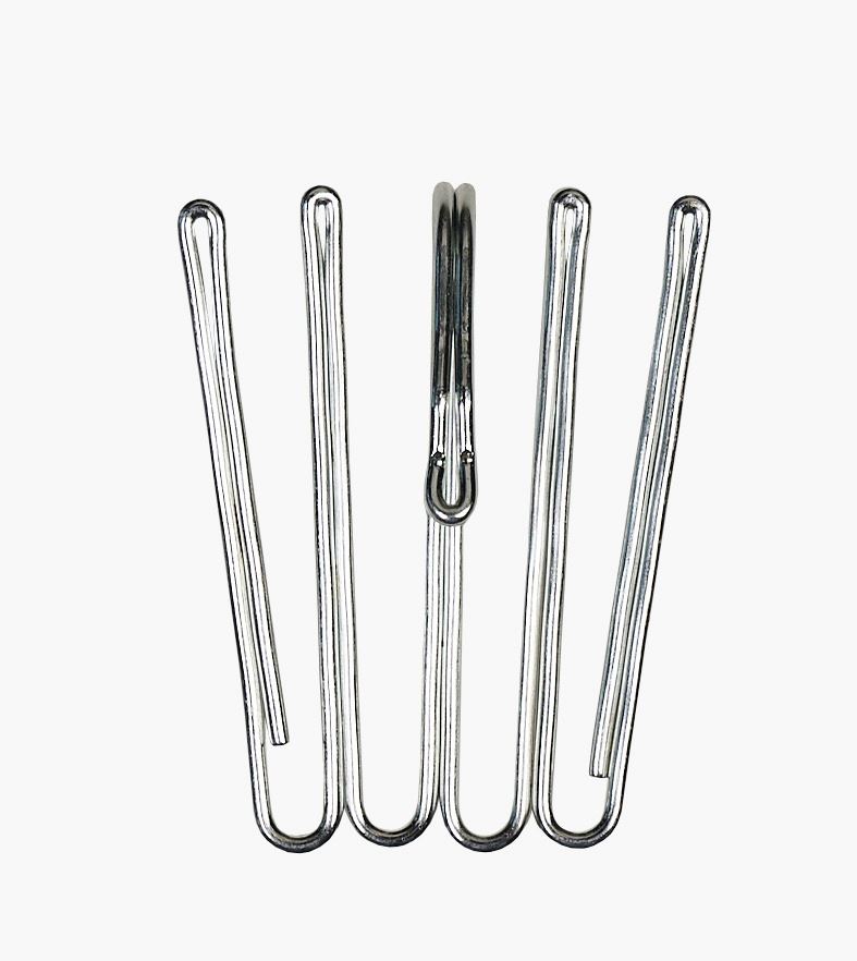 Gardinkrokar, höga stål - 4,5x3cm stål - 1