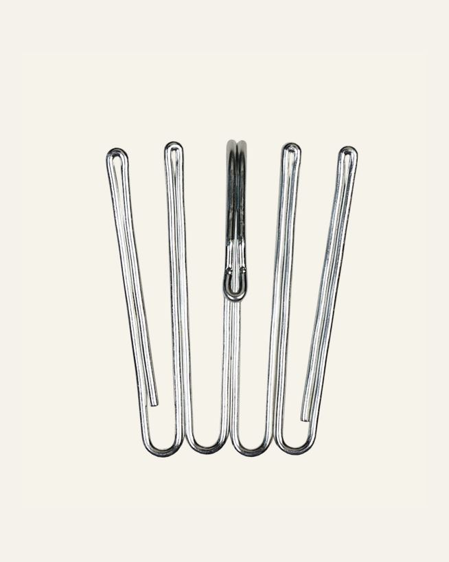 Gardinkrokar, höga stål - 4,5x3cm stål - 1