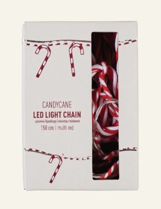 Candycane led-ljusslinga multi/röd