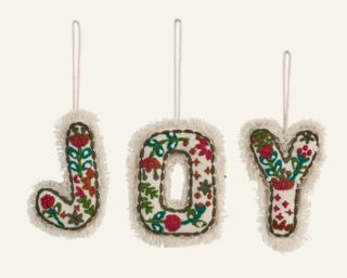 Joy 3pk julgransdekoration multi