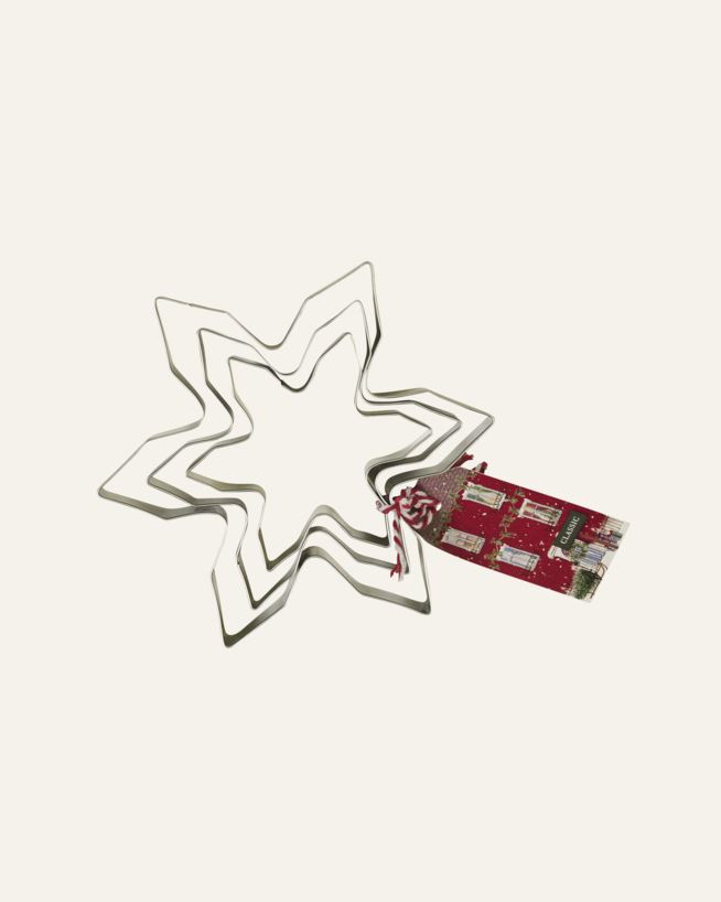 Pepparkaksform silver - 3 pk silver - 1