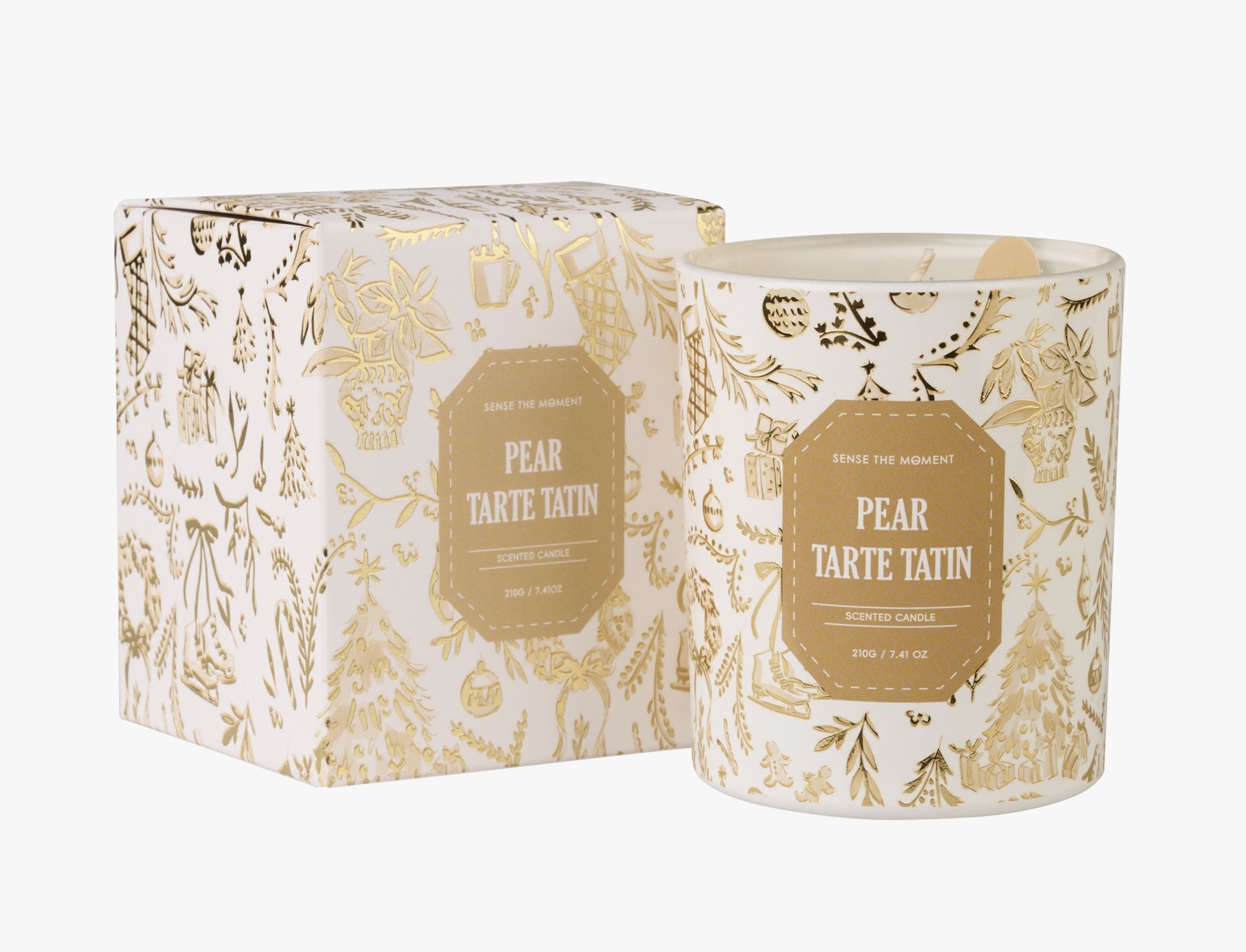 Doftljus guld - 210 g guld - 1