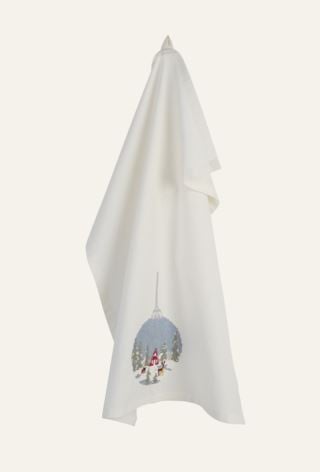 Ane kökshandduk vit