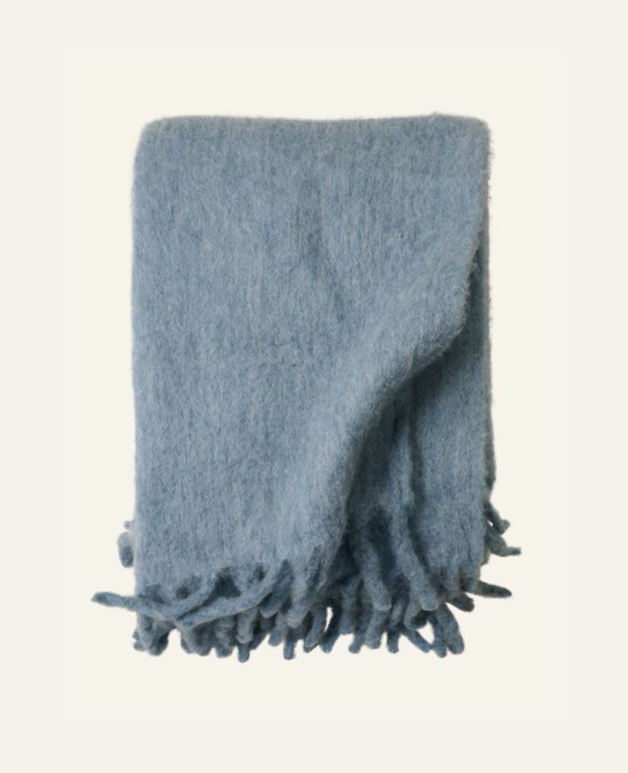 Pläd blå - 130x170 cm blå - 1