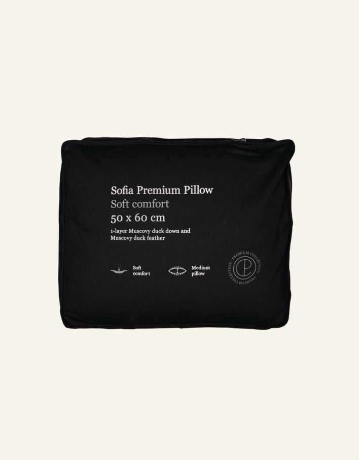 Medelhög dunkudde vit - 2