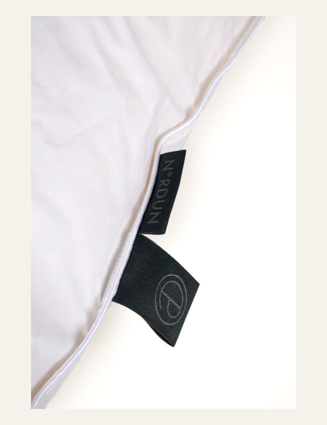 Låg dunkudde vit - 8