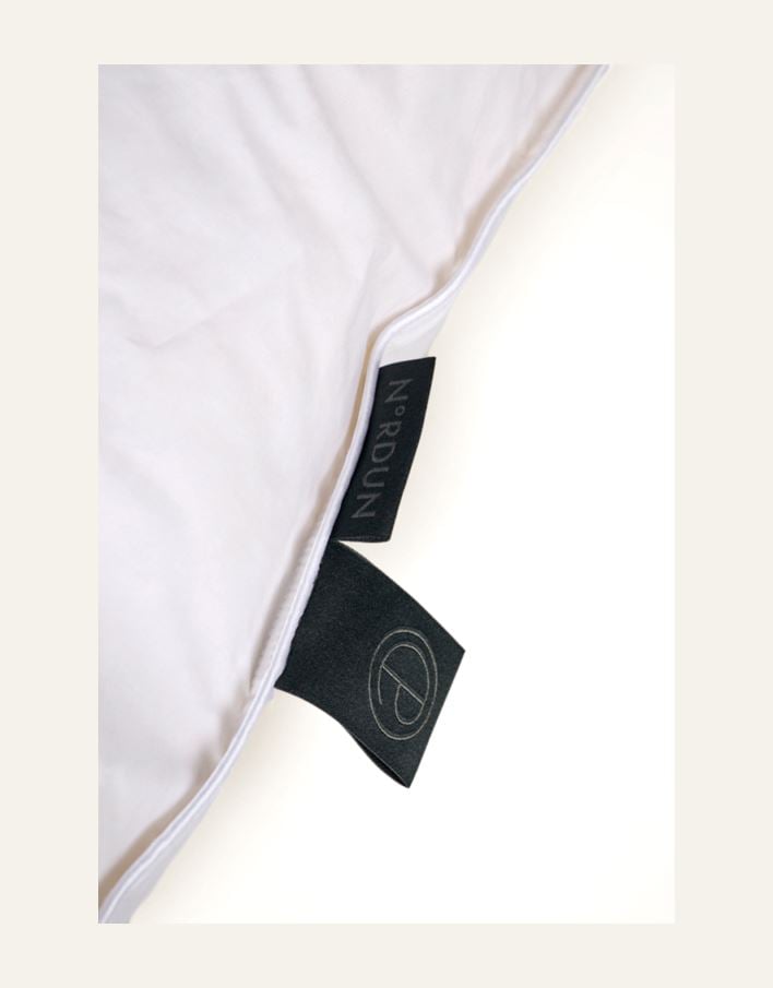 Låg dunkudde vit - 8