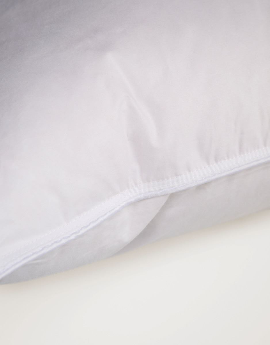 Låg dunkudde vit - 4