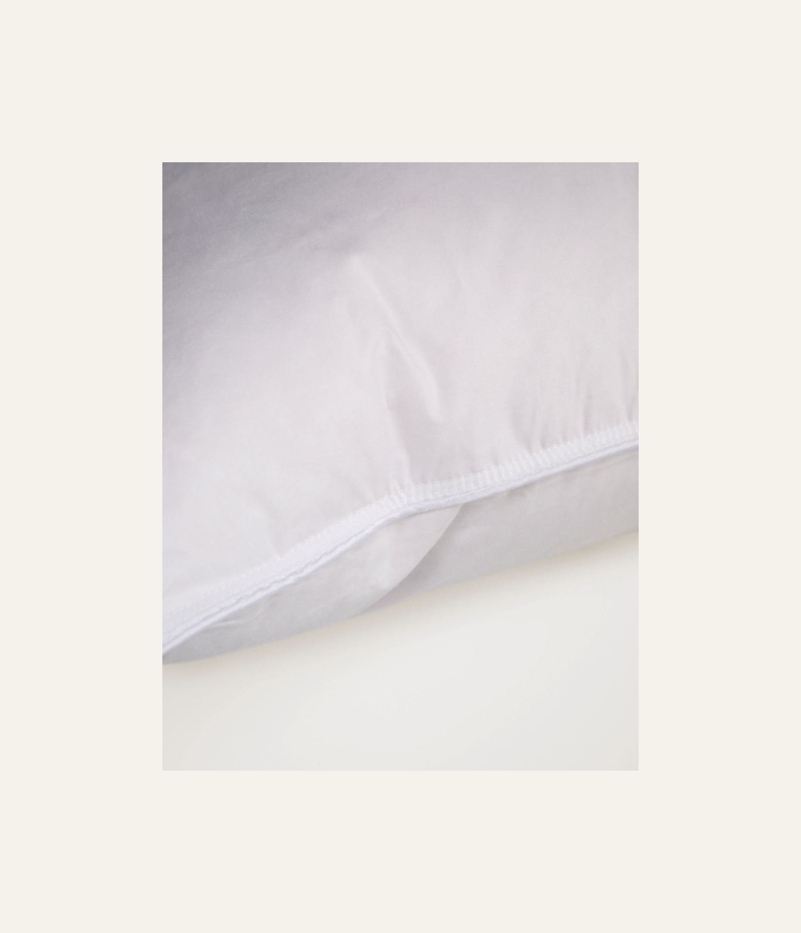 Låg dunkudde vit - 4