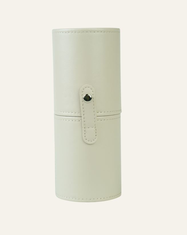 Fodral för sminkborstar beige - 8x20 cm beige - 1