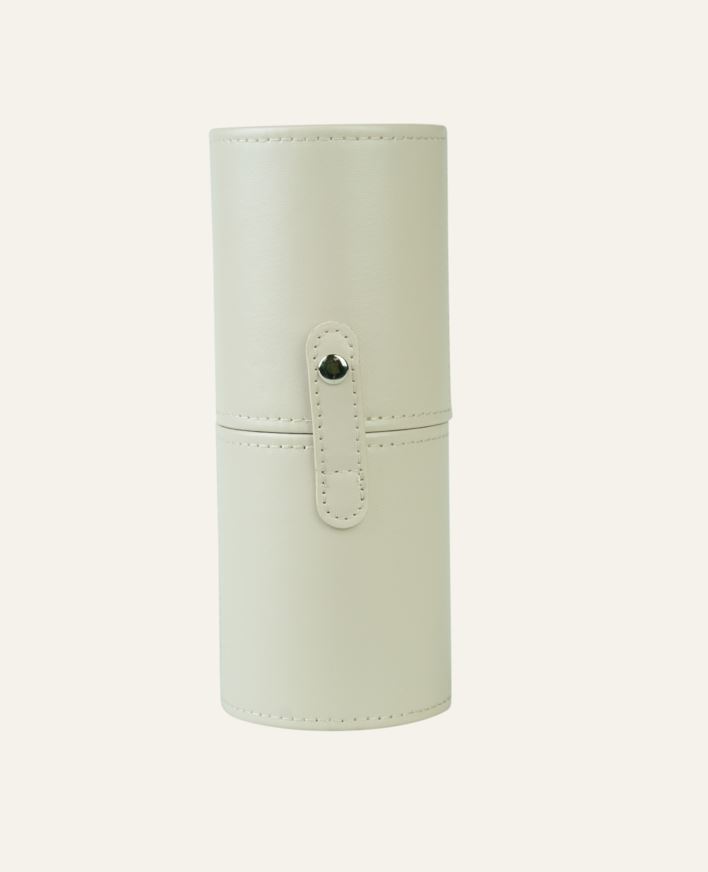 Fodral för sminkborstar beige - 8x20 cm beige - 1