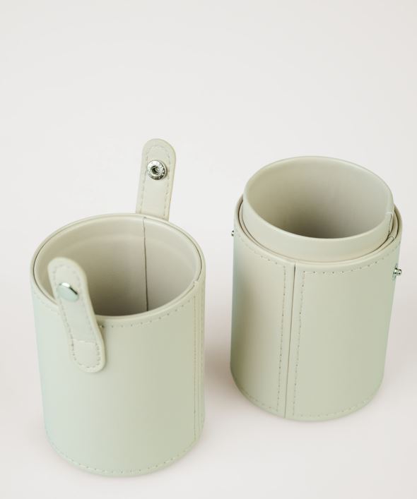 Fodral för sminkborstar beige - 3