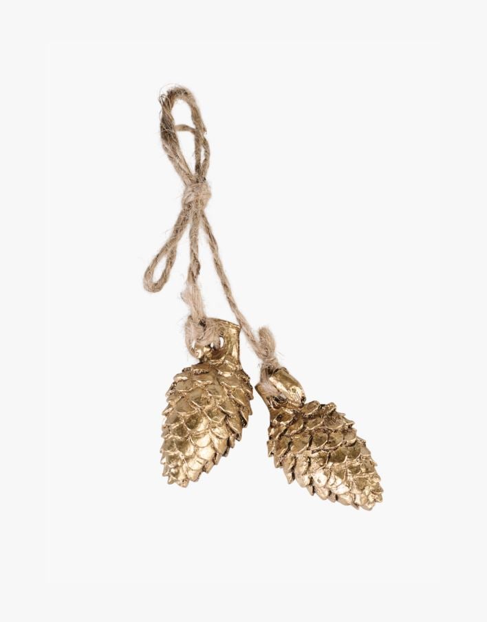 Presentdekoration guld - 2,2x4x2,2 cm guld - 1