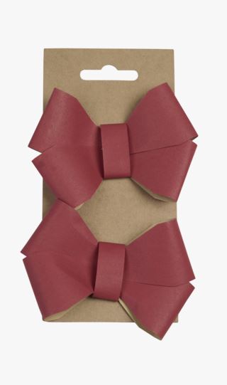 Paper bow presentdekoration röd