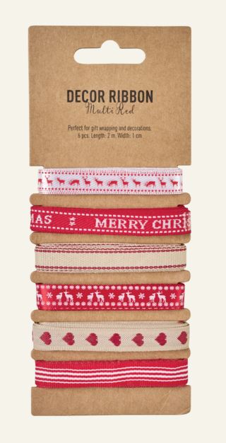 Decor band multi/röd