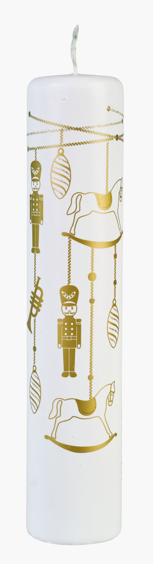 Prydnadsljus guld - 25 cm 5 cm guld - 1