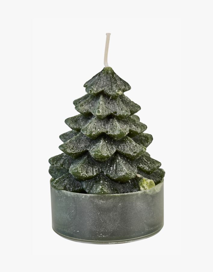 Prydnadsljus grön - 10 cm ø6 grön - 1