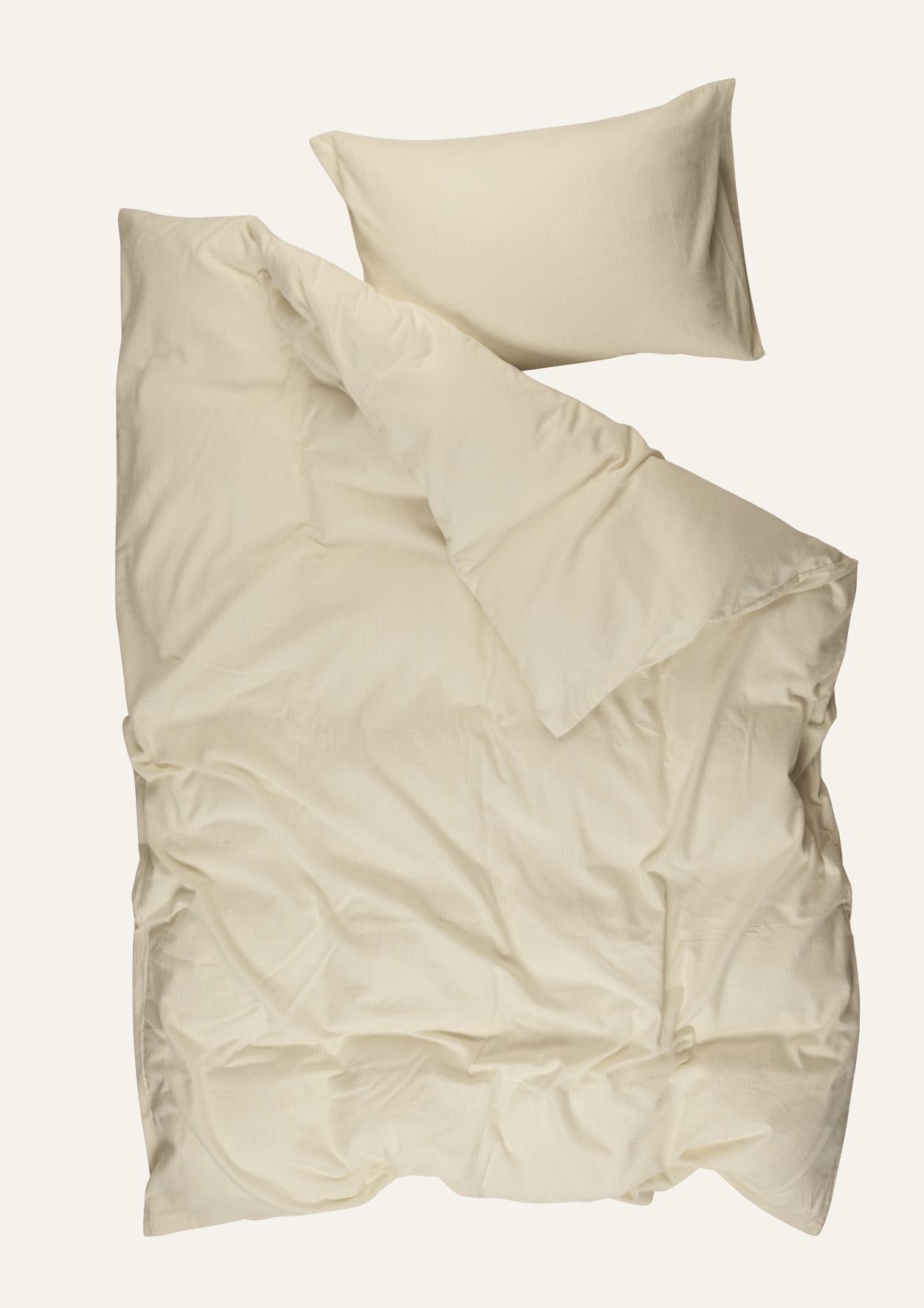 Påslakanset i flanell gul - 2