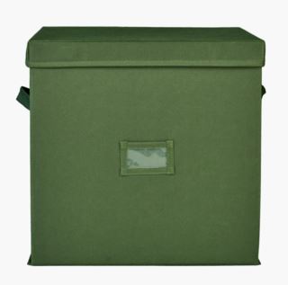 Christmas ornament förvaringslåda mörkgrön