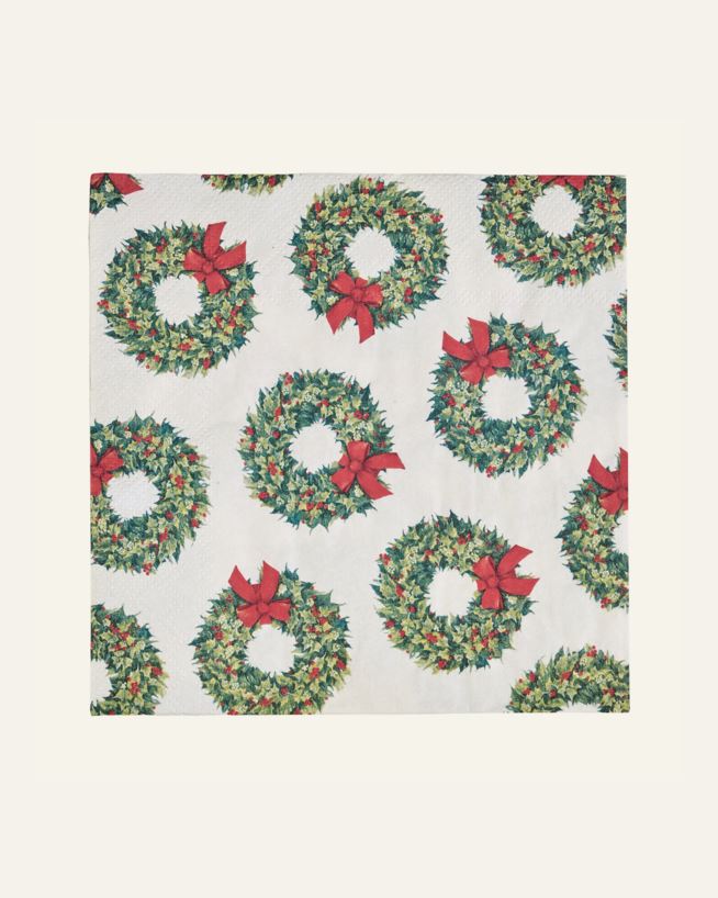 Pappersservetter multi/grön - 33x33 cm multi/grön - 1