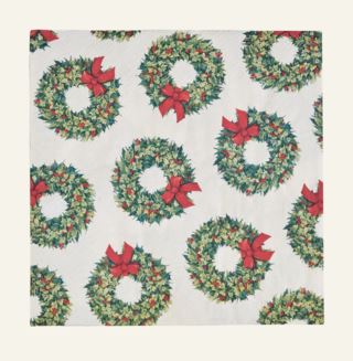 Wreaths pappersservetter multi/grön