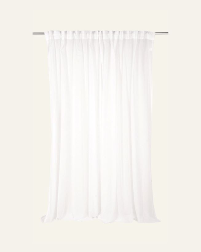 Extra bred linnegardin vit - 240x300 cm vit - 1