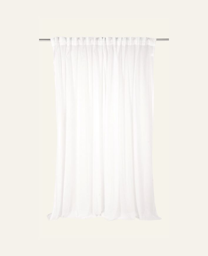 Extra bred linnegardin vit - 240x300 cm vit - 1